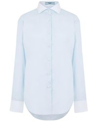 Prada - Long Sleeve Blouse - Lyst