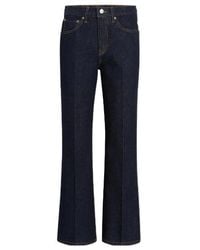 KHAITE - Clara Cropped Flared Jeans - Lyst