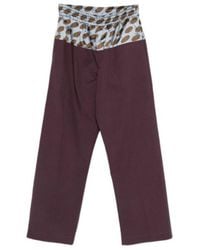 Dries Van Noten - Elastic Waist Casual Pants - Lyst
