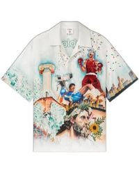 CASABLANCA - Teacher Butterfly Landscape Shirt - Lyst