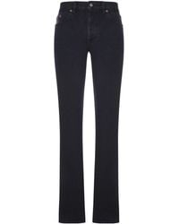 Saint Laurent - Straight-Leg Five-Pocket Jeans - Lyst
