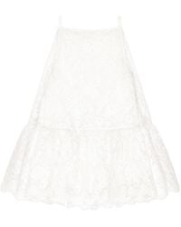 Givenchy - Sliced Mini Ruffled Dress - Lyst