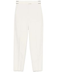 Brunello Cucinelli - Monili Chain-Detail Tailored Trousers - Lyst