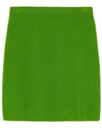Sportmax - Ribbed-Knit Mini Skirt - Lyst