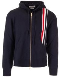 Thom Browne - Intarsia Stripe Hoodie - Lyst