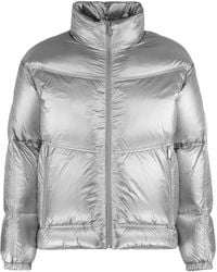 Herno - Laminar Metallic High-Neck Down Jacket - Lyst