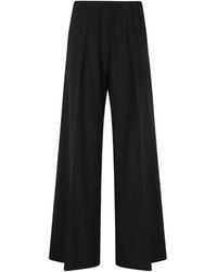 Semicouture - Jhonny Elasticated-Waistband Pleated Trousers - Lyst