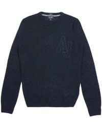 Armani Jeans - Round Neckline And Pullover - Lyst