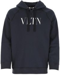 Valentino - Vltn Print Hoodie - Lyst