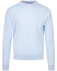Canali - Long-Sleeved Knitted Pullover - Lyst