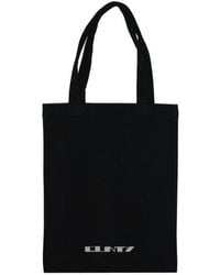 Rick Owens - Drkshdw Logo Detailed Top Handle Bag - Lyst