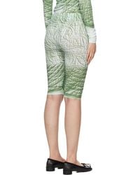 MM6 by Maison Margiela - Trompe L'Œil Shorts - Lyst