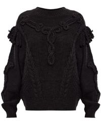 Isabel Marant - Isabel Marant Étoile Katria Cable Knit Sweater - Lyst
