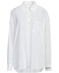 Burberry - Silk Shirts Blouses - Lyst