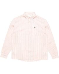 Lacoste - Regular Fit Striped Shirt - Lyst