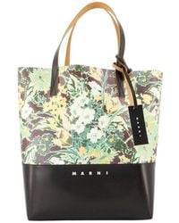 Marni - Tribeca Floral Print Tote Bag - Lyst