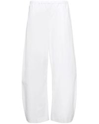 KHAITE - Clover Compact Poplin Pants - Lyst