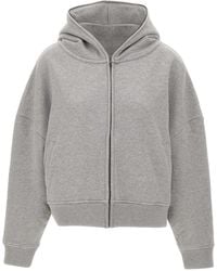 Entire studios - Zip-Up Hooded Sweater - Lyst