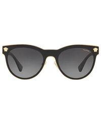 Versace - Eyewear Medusa Motif Embellished Sunglasses - Lyst