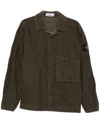 Stone Island - Long Sleeve Shirt Jacket - Lyst