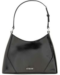 STAUD - Linda Logo Lettering Shoulder Bag - Lyst