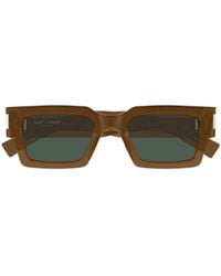 Saint Laurent - Eyewear Rectangular Frame Sunglasses - Lyst