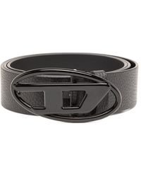 DIESEL - B-1Dr Logo Buckle Belt - Lyst