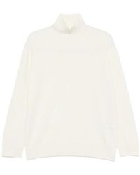 Malo - High-Neck Long-Sleeve Sweater - Lyst