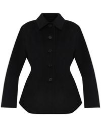 Rohe - Button-Up Wool Jacket - Lyst