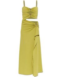 Christopher Esber - Orbit Ruched Cutout Long Dress - Lyst