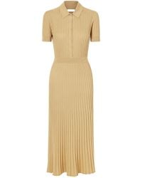 Gabriela Hearst - Ribbed Silk And Cashmere-Blend Midi Dress - Lyst