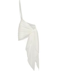 Mugler - Draped Knit Beach Top - Lyst