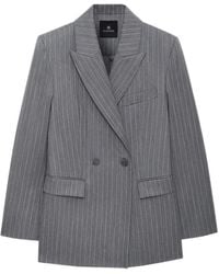 Anine Bing - Tiphaine Pinstriped Blazer - Lyst