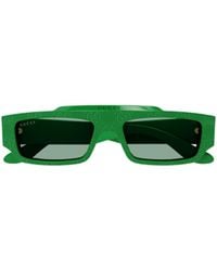 Gucci - Eyewear Rectangle-Frame Sunglasses - Lyst