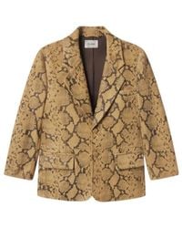 FRAME - Long-Sleeved Suit Jacket - Lyst