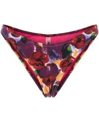 Reina Olga - Brigitte Printed Bikini Bottom - Lyst