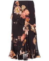 Zimmermann - Hypnotic Asymmetric Midi Skirt - Lyst
