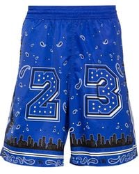 Off-White c/o Virgil Abloh - Bandana Swim Shorts - Lyst