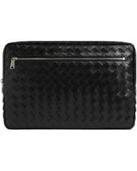 Bottega Veneta - Intrecciato Zipped Clutch Bag - Lyst