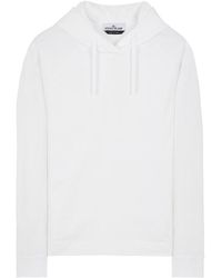 Stone Island - Logo-Embroidered Cotton Hoodie - Lyst