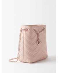 Gucci - Gg Marmont Nano Bucket Bag - Lyst