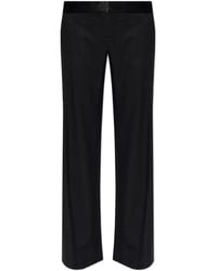 Victoria Beckham - Pressed Crease Tailored Trousers - Lyst