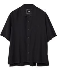 Y-3 - Short-Sleeevd Ultralight Woven Shirt - Lyst