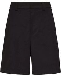 Valentino - Logo Detailed Bermuda Shorts - Lyst