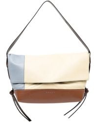 Marni - Colour-Block Leather Shoulder Bag - Lyst