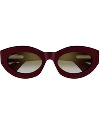 Cartier - Cat Eye Frame Sunglasses - Lyst