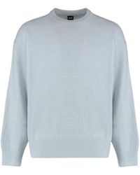 BOSS - Long-Sleeved Crewneck Jumper - Lyst