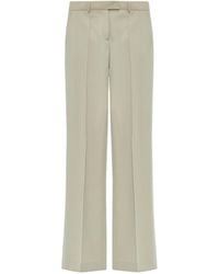 The Attico - The Pressed-Crease Pleated Trousers - Lyst