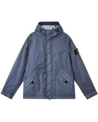 Stone Island - Breathable Waterproof Hooded Jacket - Lyst