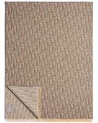 Dior - Homme Oblique Fringed Scarf - Lyst